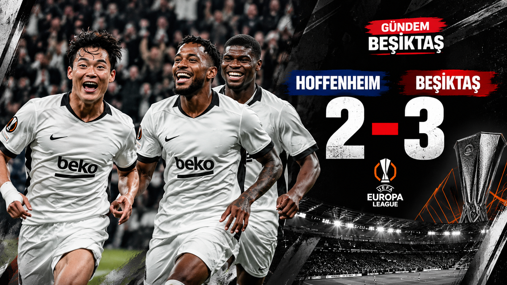 Beşiktaş, Hoffenheim Deplasmanında Kazandı: Avrupa’da İki Maçta İki Galibiyet