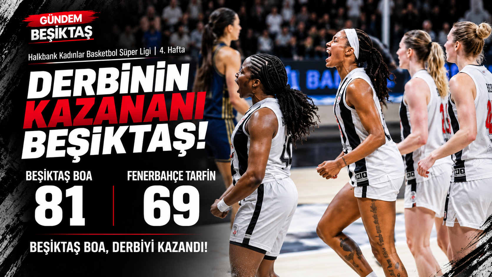 Beşiktaş BOA, Fenerbahçe Derbisini Kazandı: Ligde Üçte Üç