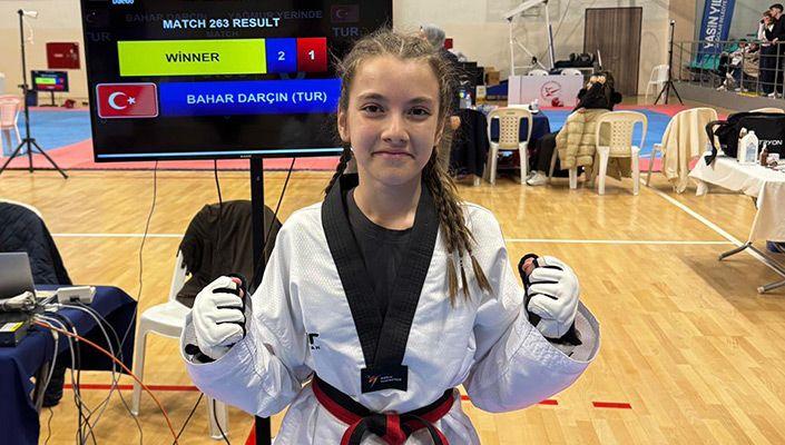 Beşiktaş JK Taekwondo Takımı sporcusu Bahar Darçın, Küçük Kızlar Taekwondo İstanbul Şampiyonası’nda İkinci Oldu!