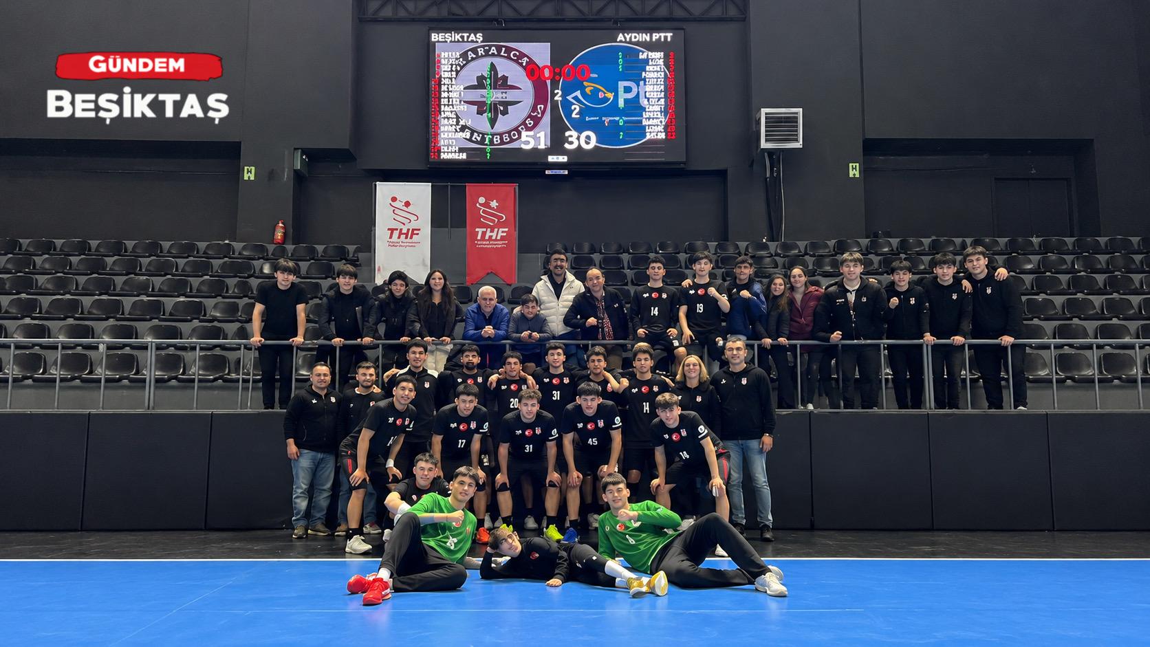 Beşiktaş Hentbol Rezerv Takımı, Aydın PTT’yi 51-30 Mağlup Etti